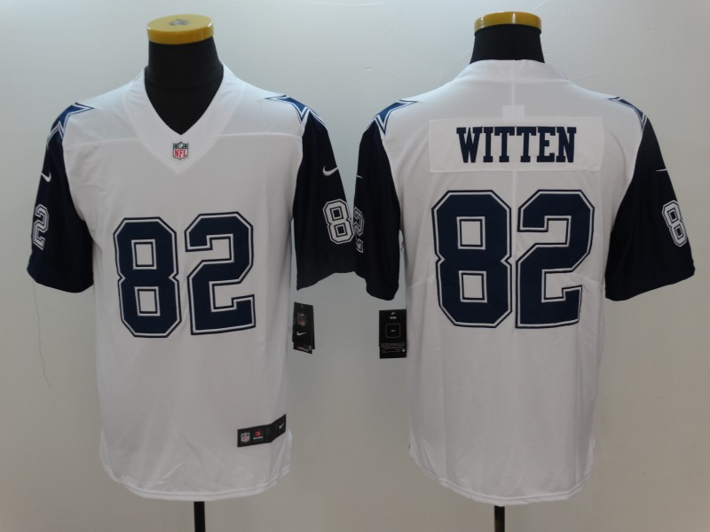 Men's Dallas Cowboys Jason Witten #82 White Jersey